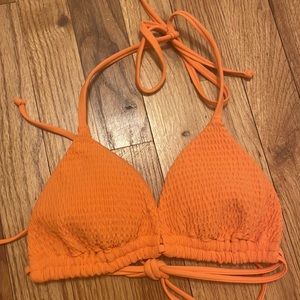 Hollister orange bikini triangle